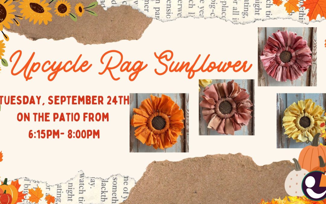 Upcycle Rag Sunflower