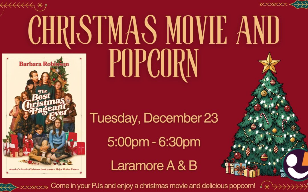 Christmas Movie and Popcorn