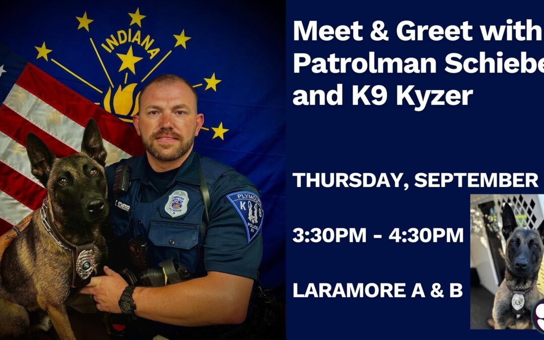 K-9 Kyzer Visits the Library
